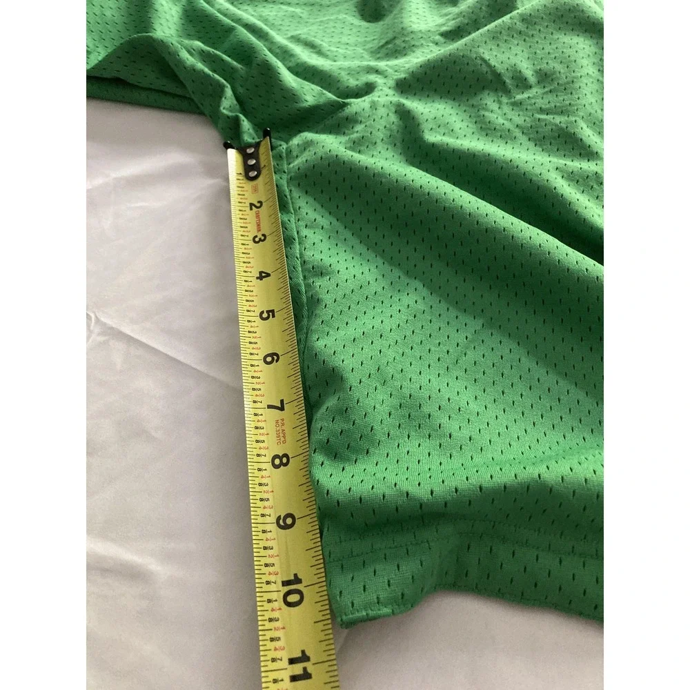 Nike Shorts Lebron James Men 2XL Green Mesh Basketball Colorblock Drawstring